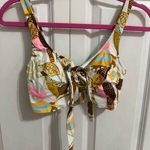 Colorful Patterned Women's Bikini Set